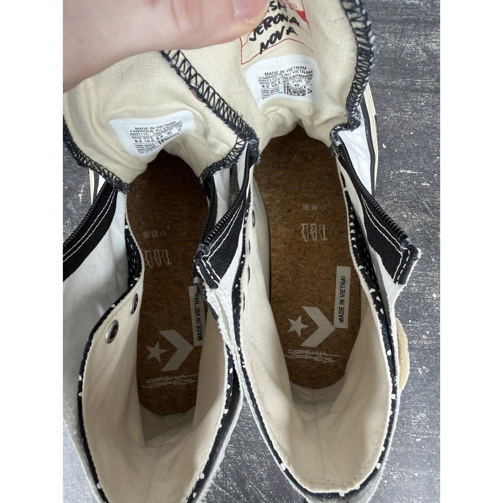 Converse x Josh Vides Chuck 70 Hi Men's Shoes White  A00711C Unisex M 8.5/W 10.5 - Picture 3 of 13